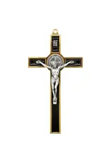 5.25" Gold-Tone St. Benedict Crucifix, Black