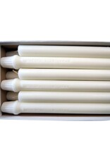 Cathedral Candle Co. 7/8" x 12" 100% Beeswax Short 4s Taper (Self-Fitting Ends, Box of 24)