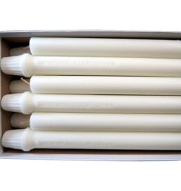 Cathedral Candle Co. 7/8" x 12" 100% Beeswax Short 4s Taper (Self-Fitting Ends, Box of 24)