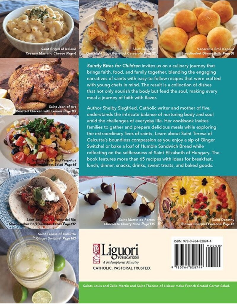 Liguori Publications Saintly Bites for Children: Mixing Faith, Fun, and Family Time in the Kitchen