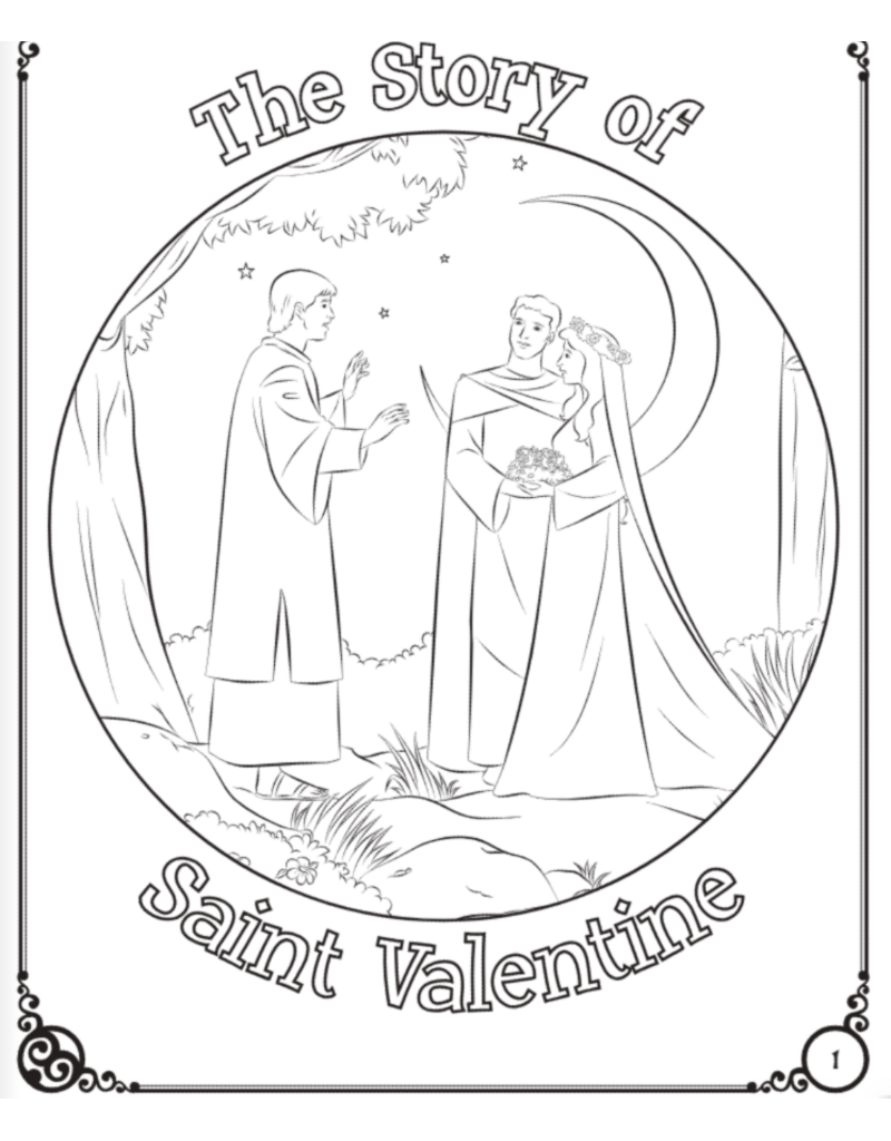 Herald Entertainment, Inc The Story of Saint Valentine: A Coloring Storybook (Brother Francis)