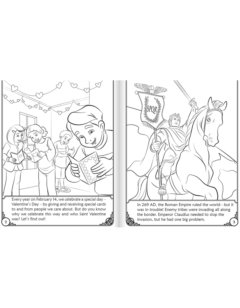 Herald Entertainment, Inc The Story of Saint Valentine: A Coloring Storybook (Brother Francis)