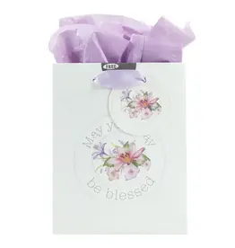 Christian Art Gifts Blessings from Above: May Your Day Be Blessed - Jeremiah 17:7 Small Gift Bag