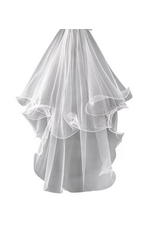 Communion Veil - Wavy Edge with Comb