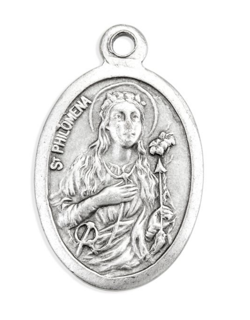 WJ Hirten St. Philomena Oxidized Metal