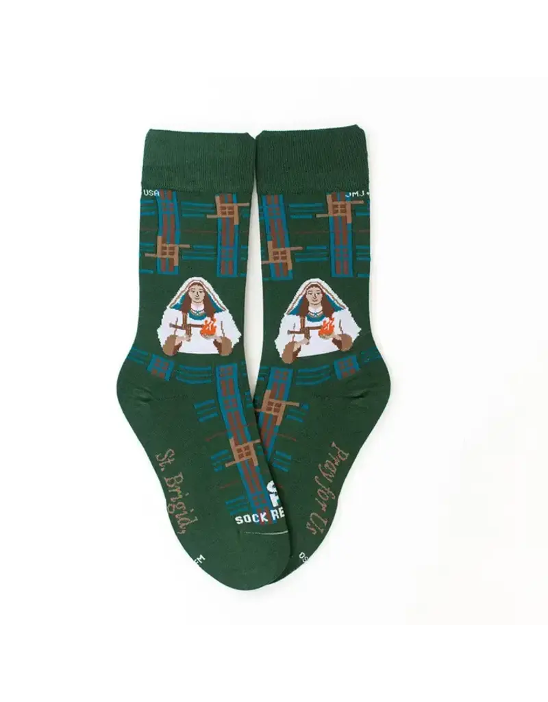 Sock Religious St. Brigid of Ireland Adult Socks