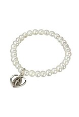 HMH Religious Freshwater Pearl First Communion Bracelet