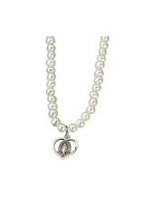 HMH Religious Freshwater Pearl First Communion Necklace