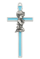 McVan BOY CROSS, 5 " BLUE EPOXY