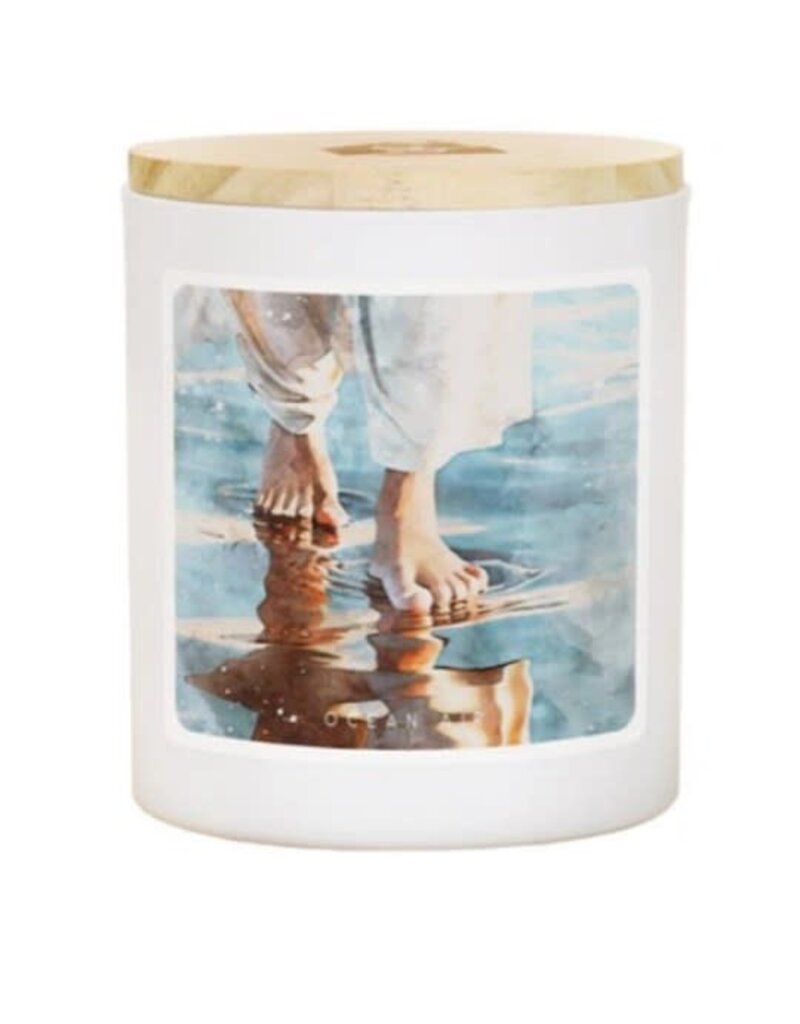 Sincere Surroundings Candle-Jesus On Water-Ocean Air