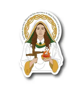 St. Brigid of Ireland Sticker