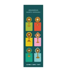 Catholic Family Crate Adoration (Monstrance) Magnetic Bookmarks