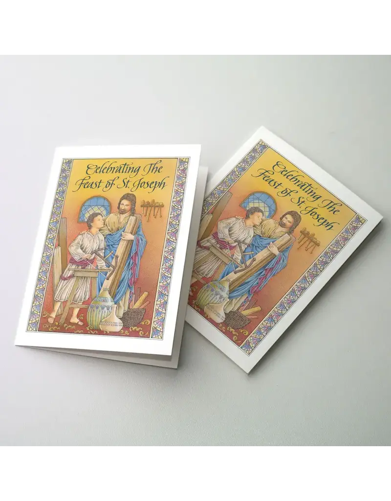 Altar + Home Celebrating the Feast of St. Joseph - St. Joseph Day Card