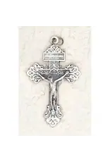 Lumen Mundi Silver tone Pardon Crucifix