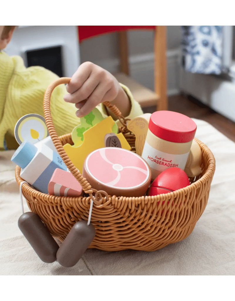 Shining Light Dolls Holy Saturday Easter Basket | Wooden Play Food Set