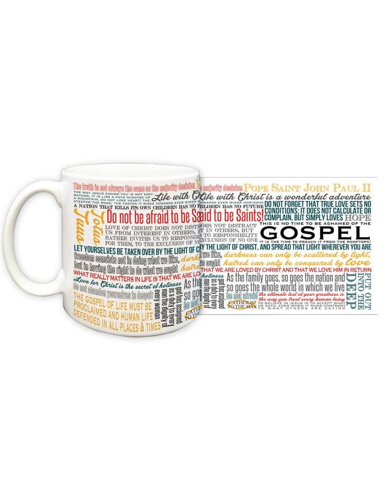 Catholic to the Max Quote Mugs