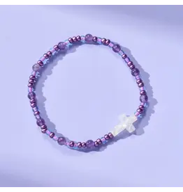 Holy Water Bracelet Holy Water Beaded Amethyst Aura Bracelet
