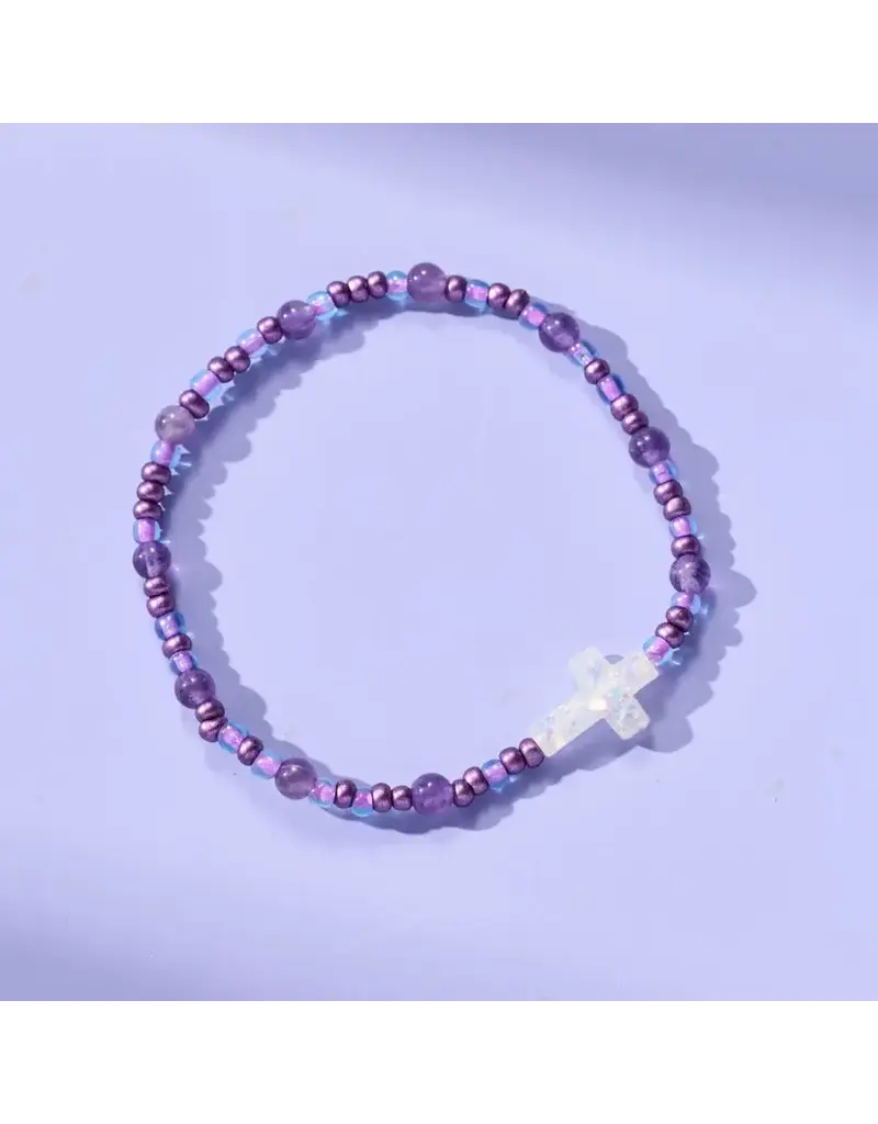 Holy Water Bracelet Holy Water Beaded Amethyst Aura Bracelet