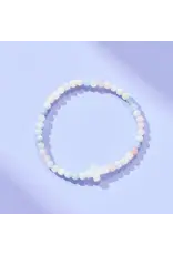 Holy Water Bracelet Holy Water Cross Bracelet in Morganite