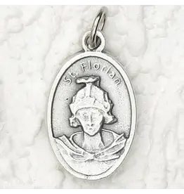 Lumen Mundi St. Florian - 1 inch Pray for Us Medal