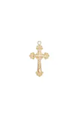 Aim Eternal 18k Gold Filled Ornate Cross Crucifix