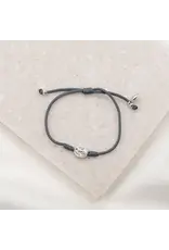 My Saint My Hero Protection Archangel Michael Bracelet - Slate / Silver