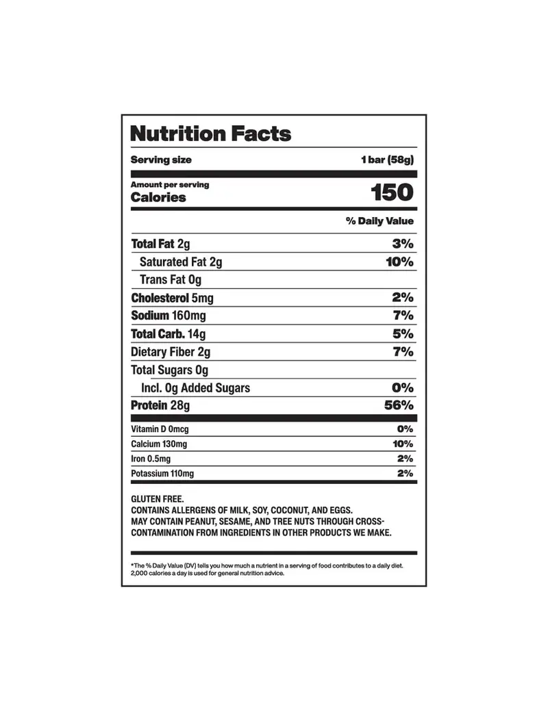 David Protein Bar - Chocolate Chip Cookie Dough