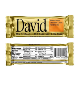 David Protein Bar - Peanut Butter Chocolate Chunk