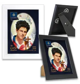 Oremus Mercy Framed Art St. Carlo Acutis Mini Vinyl       8.25"