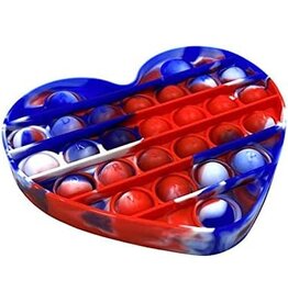 Swanson Christian Products Peace Popper Heart-Red White Blue