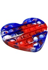 Swanson Christian Products Peace Popper Heart-Red White Blue