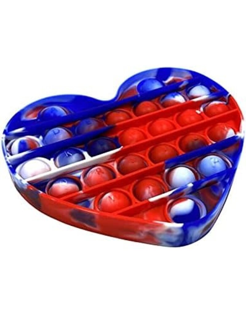 Swanson Christian Products Peace Popper Heart-Red White Blue