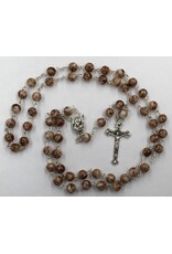 Holy Land Handicraft, LLC Jerusalem Rosary Brown Marble