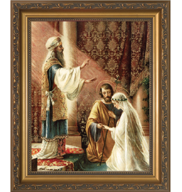 Catholic to the Max 12" x 16" Wedding of Joseph & Mary Framed Art