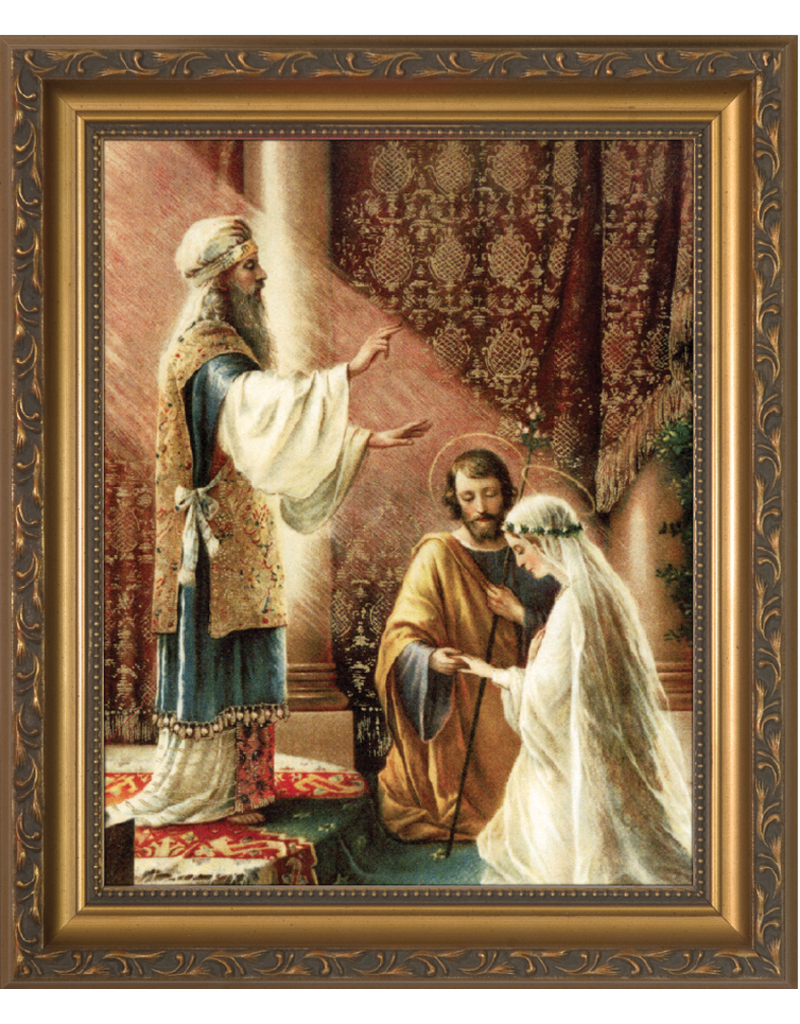 Catholic to the Max 12" x 16" Wedding of Joseph & Mary Framed Art