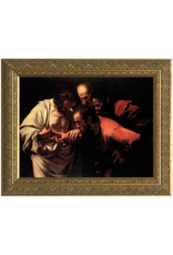 Catholic to the Max The Incredulity of St. Thomas (Caravaggio) Framed Art 12x16