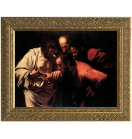 Catholic to the Max The Incredulity of St. Thomas (Caravaggio) Framed Art 12x16