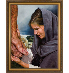 Nelson Fine Art and Gifts 12x16" Mary's Sorrow by Jason Jenicke Standard Gold Framed Art