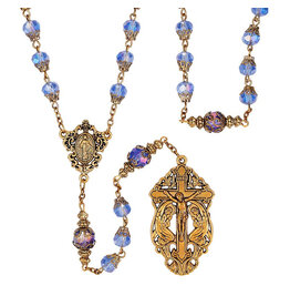 Creed Cielo Mary of Angels Rosary - Blue