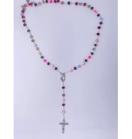 Lumen Mundi Multi-Color Stone Glass Rosary