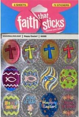 Tyndale House Publishers Happy Easter! Stickers (6 Sheets) (Faith That Sticks)