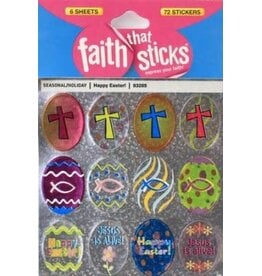 Tyndale House Publishers Happy Easter! Stickers (6 Sheets) (Faith That Sticks)