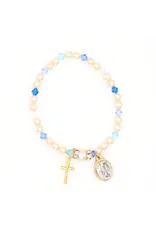 Devon Trading Company Lourdes Pearl Stretch Bracelet