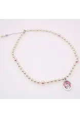 Devon Trading Company Saint Therese of Lisieux Pearl Necklace