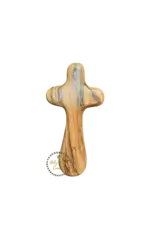 Holy Land Cradle Olivewood Holding Cross