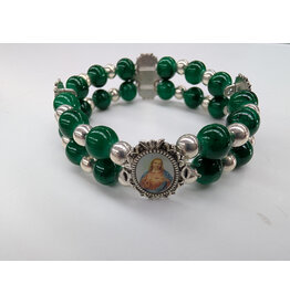Holy Land Cradle Double Icon Bracelet, Assorted Colors