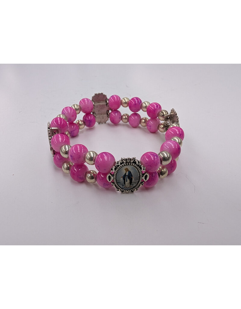 Holy Land Cradle Double Icon Bracelet, Assorted Colors