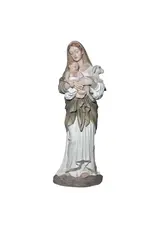 Goldscheider of Vienna 8" L'Innocence Hand Painted Statue Mary