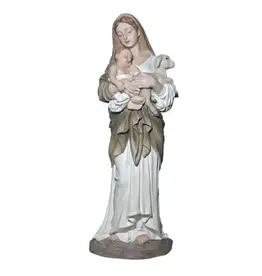 Goldscheider of Vienna 8" L'Innocence Hand Painted Statue Mary