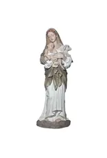 Goldscheider of Vienna 8" L'Innocence Hand Painted Statue Mary